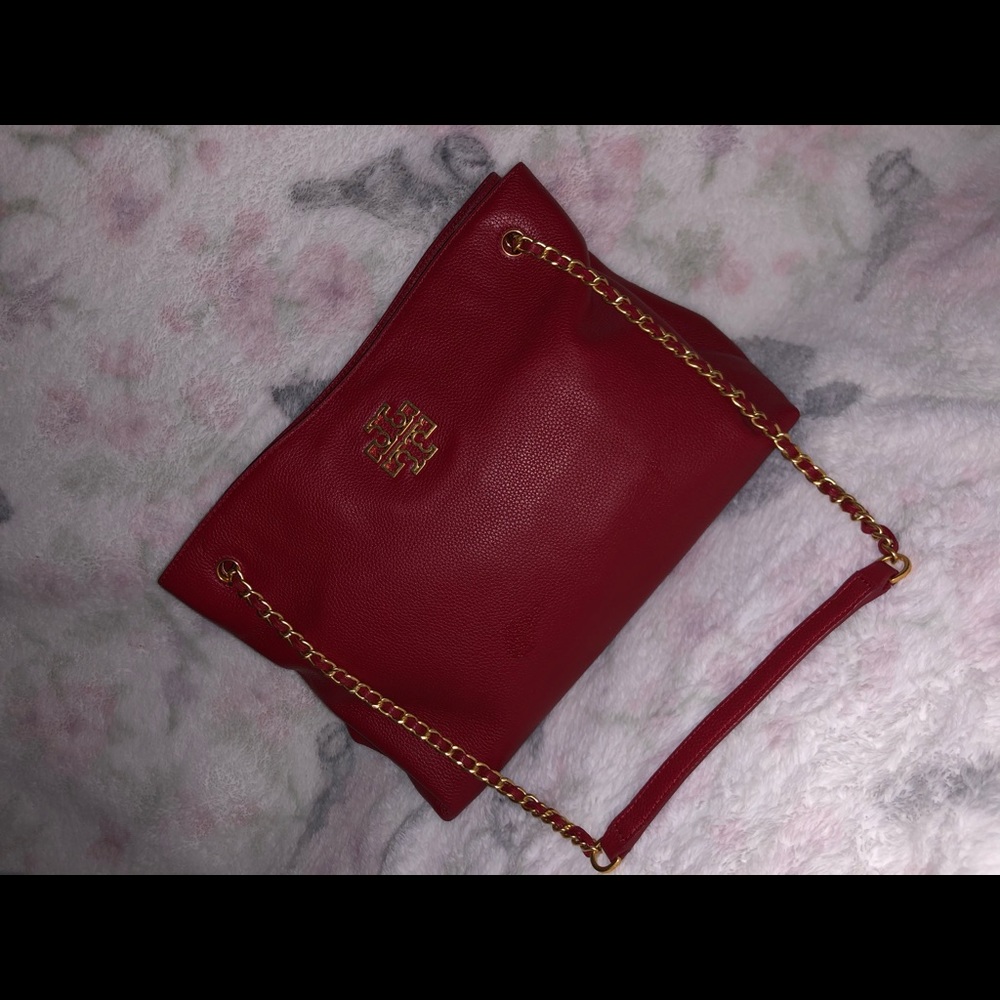 ❌SOLD❌Tory Burch Britten Triple Compartment - Picture 3 of 6